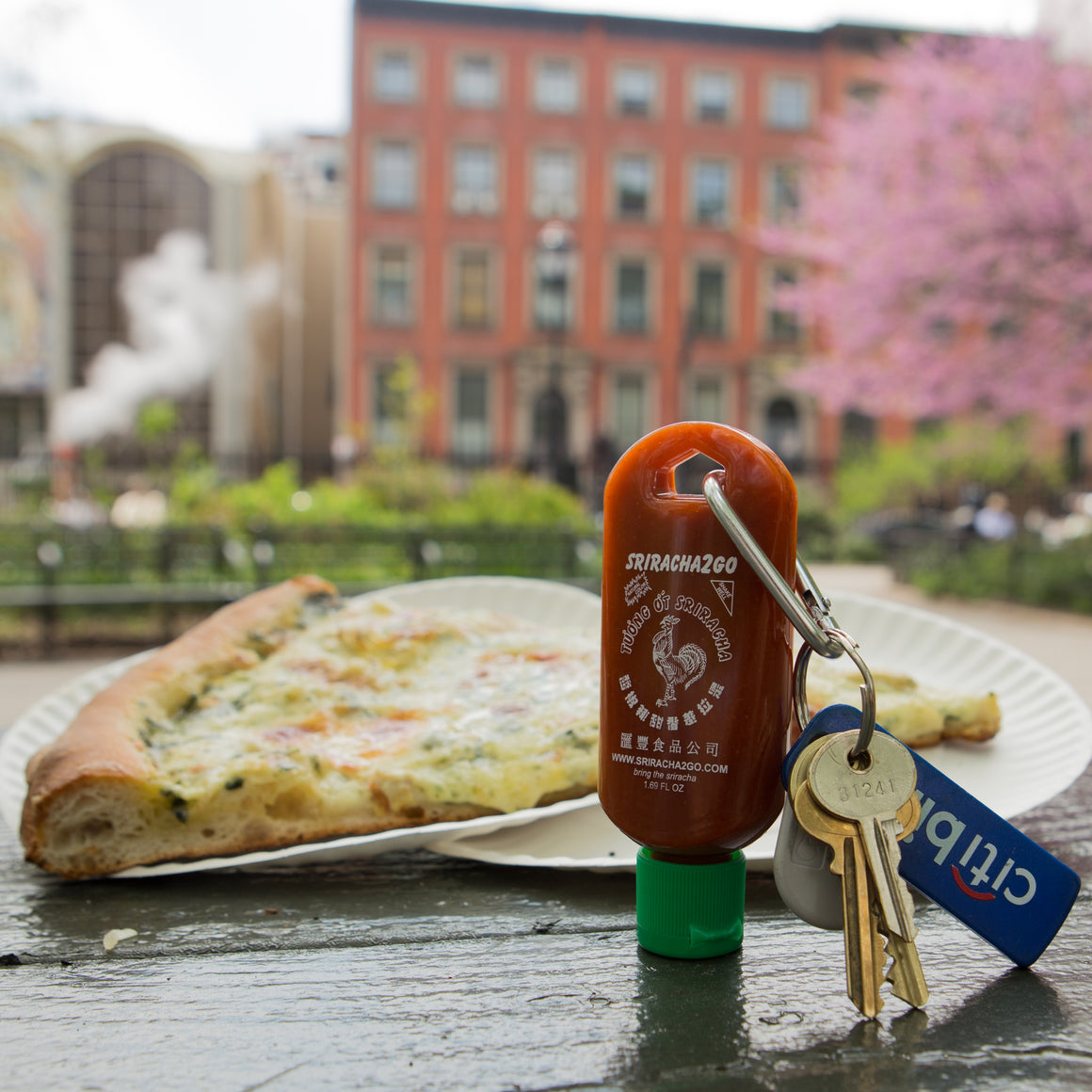 Sriracha Keychain Combo Pack (1.7 Ounce And 1 Ounce, Hot Sauce Not Included)