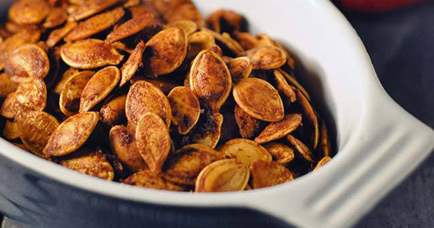Nom Alert: Sriracha Pumpkin Seeds