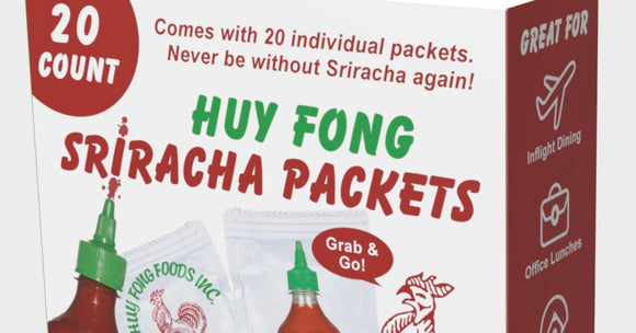 Sriracha Packets Now Available at URBAN OUTFITTERS!