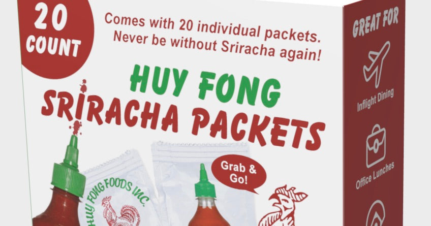 Sriracha Packets Now Available at URBAN OUTFITTERS!